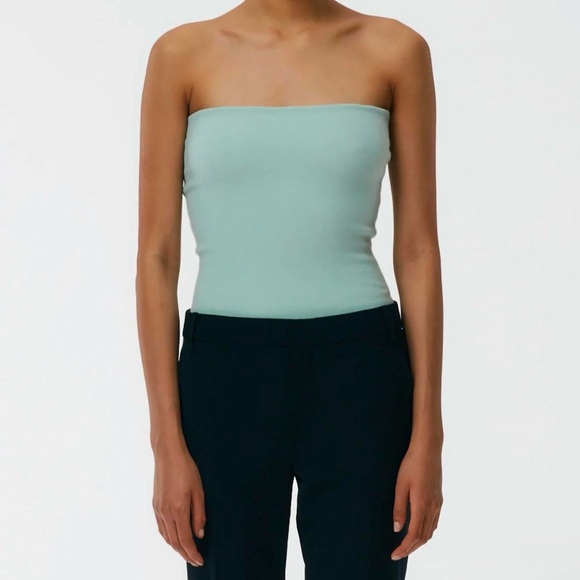 Tibi Cashmere Tube Top 🩵 - Picture 1 of 5